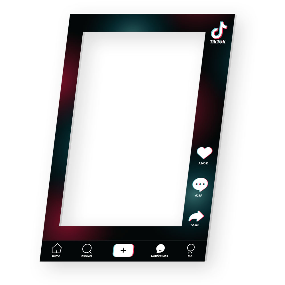 Tiktok Social Media Frame Prop Sample 3